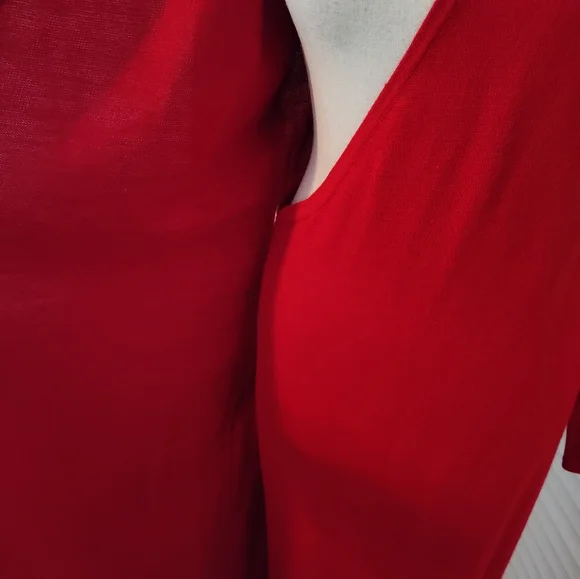 Nina Leonard wrap knit dress - Picture 9 of 10